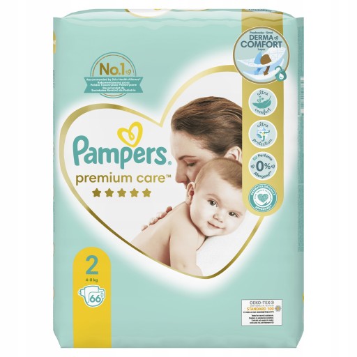 ПІДГУЗКИ PAMPERS PREMIUM CARE РОЗМІР 2 4-8 КГ