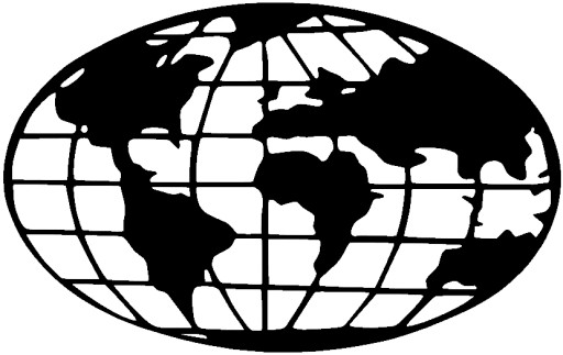 PICTURE WORLD MAP GLOBUS Металева дошка для Loft Magnets, прикручена