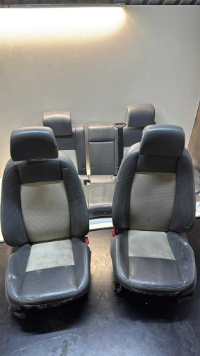 SKORY SAAB 9-3 93 seats grey JASNY WELUR sedan EU KOMPLET seats