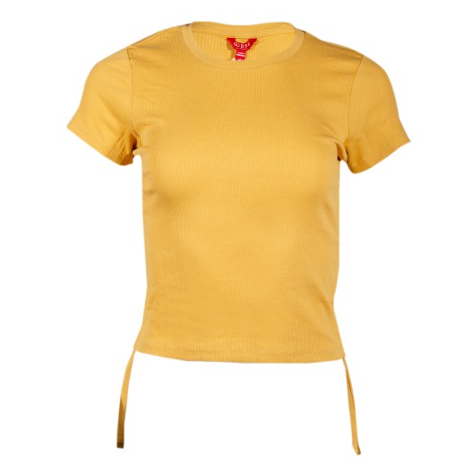 T-Shirt Damski GUESS M1RI28 J1311 Żółty