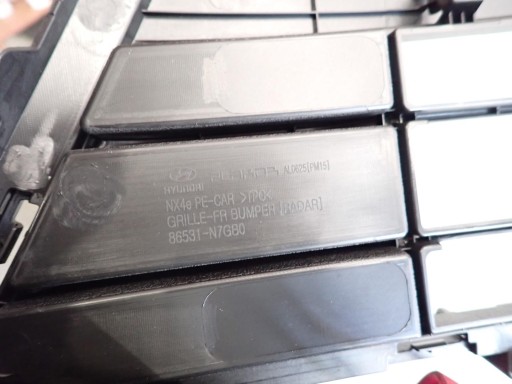 grid of a bumper front HYUNDAI TUCSON IV LIFT 2024- 86531-N7G80