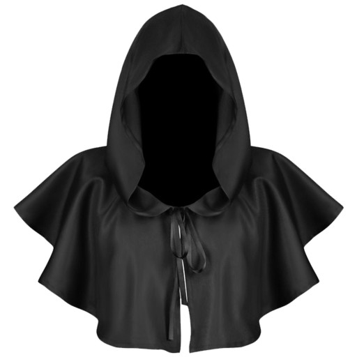 Halloween Cosplay Death Cape Wizard Black