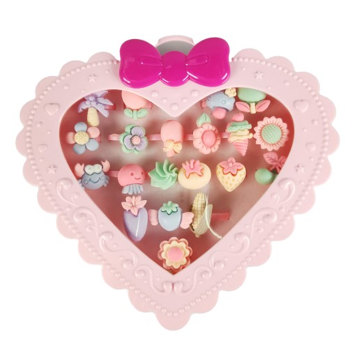 ПЛАСТИКОВІ КІЛЬЦЯ НАБІР ПРИКРАС 20 шт