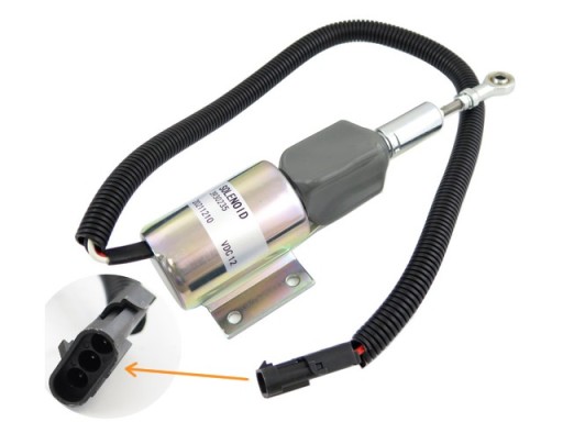 3930235 - КАТУШКА ТУШЕНИЯ СОЛЕНОИД CUMMINS 12V 8950 8930 8940