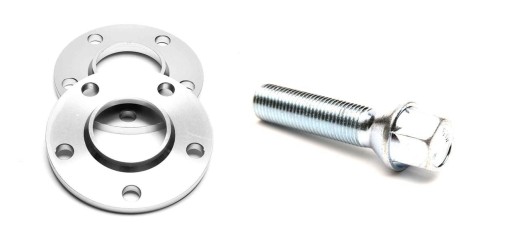 Алюминиевые проставки BMW 5X120 10 мм с винтами M12X1.5X39