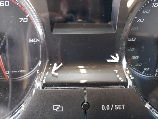 dials clock SEAT IBIZA 1.2 B 2012 R 6J 6J0920804P