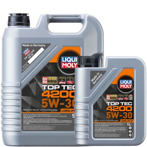 LIQUI MOLY TOP TEC 4200 5W30 LL 6L 504/507.00