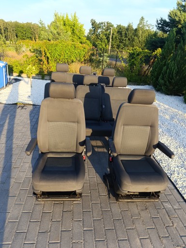 VW T5 T6 KOMPLET seats black,/ANTRACYT