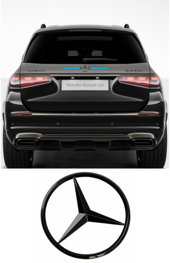 A1678171300 - ЕМБЛЕМА ЗІРКА НА КОЛЕНАХ MERCEDES GLS X167 V167 A1678172601 ЧОРНИЙ ХРОМ