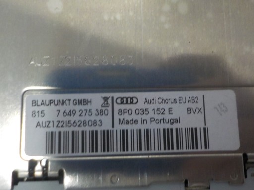 AUDI A3 II 8P LIFT RADIO industrial 8P0035152E