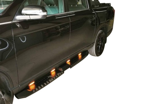 FORD RANGER 2012> БОКОВЫЕ ТРУБКИ СТУПЕНКИ БОКОВИНЫ СУПЕРПРОЧНАЯ ЧЕРНАЯ СТАЛЬ