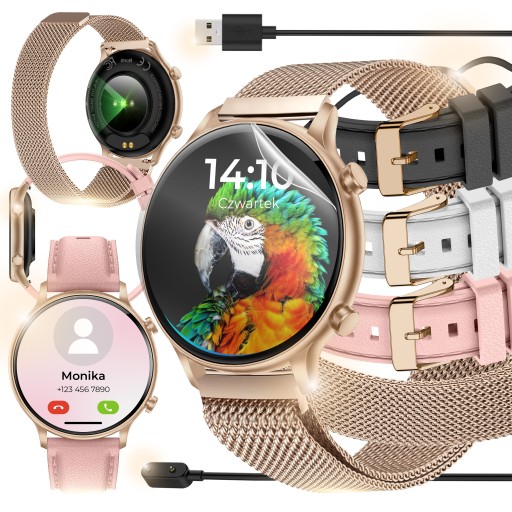 🔥 HIT CENOWY! Smartwatch Damski PL Menu Rozmowy. Oszczędź Prawie 30 zł!