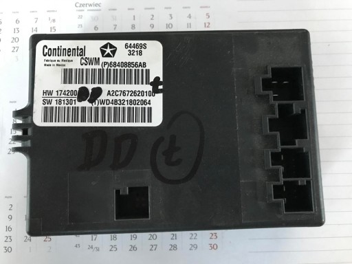 68408857AB - Модуль водійського сидіння dodge durango 2016-2020