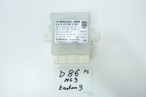 Mercedes a1729003106 парковочный модуль pdc
