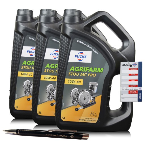 15 литров fuchs agrifarm stou mc pro 10w40 - многофункциональное масло - 15л
