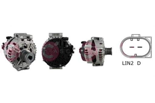 CAL10363AS - Генератор 12в 220а каско