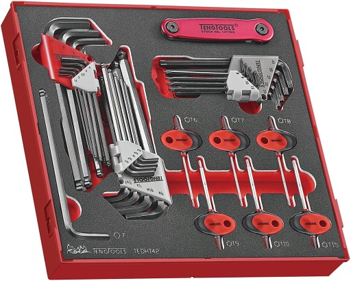 Набір ключів TX, шестигранний tengtools TEDHT42