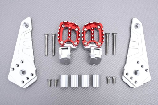 PLATAVAVDB-033AR - Пара передніх підніжок Xadv 750 Alu / Червоний