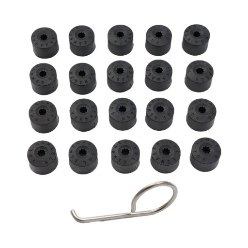 A23666 20pcs Wheel Lug Nuts Covers Caps Removal Tool Replacement for