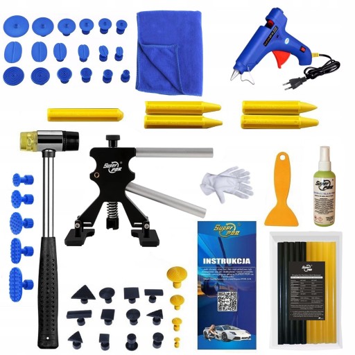 НАБІР ДЛЯ ВИДАЛЕННЯ ВМ'ЯТИН В КУЗОВІ АВТОМОБІЛЯ PULER PDR