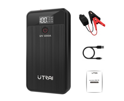 1000A автомобильный стартер Booster Battery Charger LCD