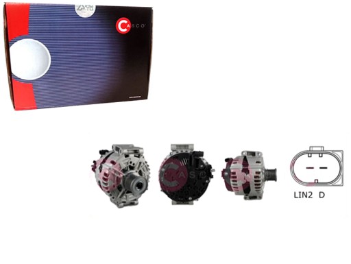 CAL10363AS - Генератор 12в 220а каско