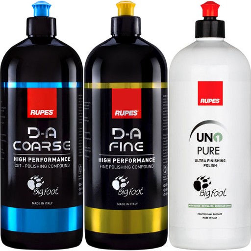 Полірувальний набір RUPES DA Coarse DA Fine Uno Pure