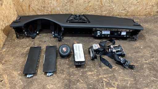 IDEALNA KPL.console PANAMERA 971 airbags tension belts black NITKA 1