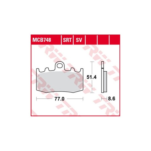 MCB748SV - Гальмівні колодки пд BMW R 1200 GS R12 06-13