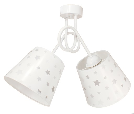 Білий стельовий світильник JasnoCiemno E27