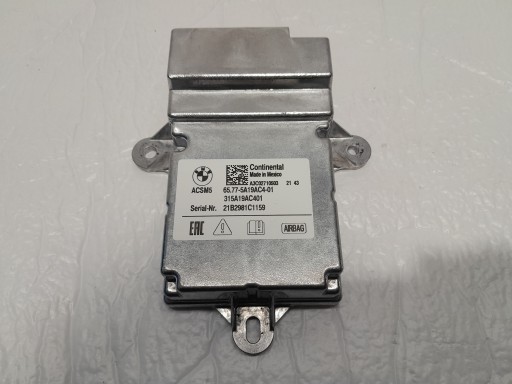 BMW X3 G01 LCI module SENSOR of the airbags airbag 5A19AC4