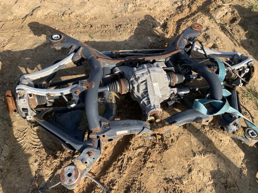 Візок підвіска задній диференціал сани cayenne 7p5 4.8