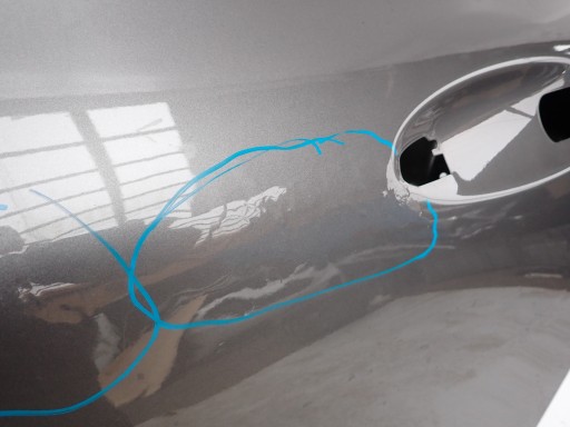 MERCEDES CLA II W118 C118 19- door left rear part rear.