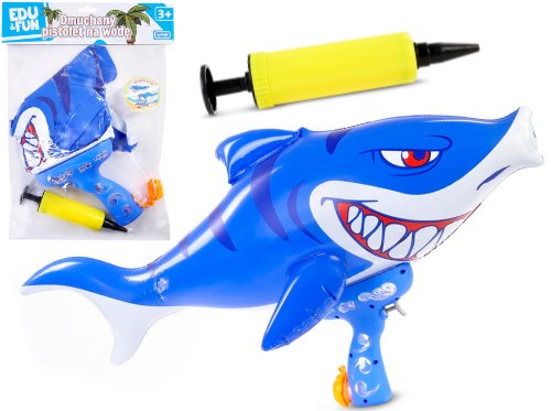 Vodná pištoľ nafukovací žralok Edu&Fun