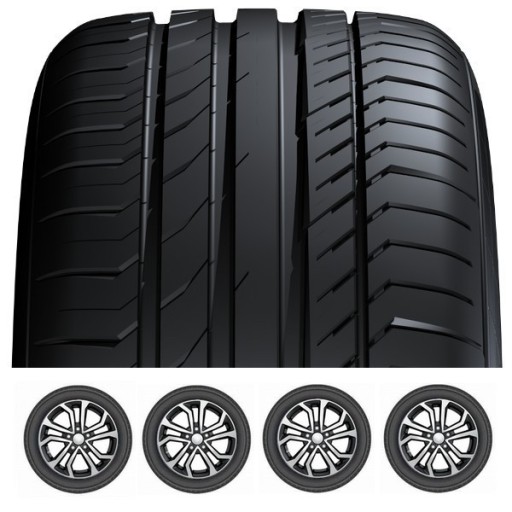 4X літні шини 255 / 40R20 Continental SportContact