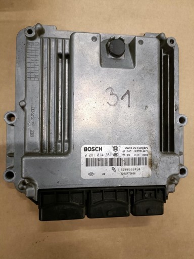 0281014351 scenic 2 megane ii 2.0 dci компьютерный контроллер двигателя