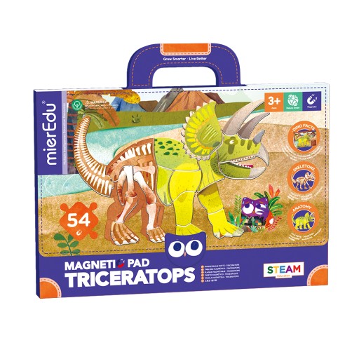 MierEdu: magnetická skladačka Triceratops