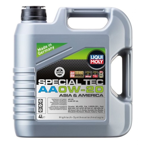 Масло LIQUI MOLY 0W20 4L SPECIAL TEC AA SN GF-