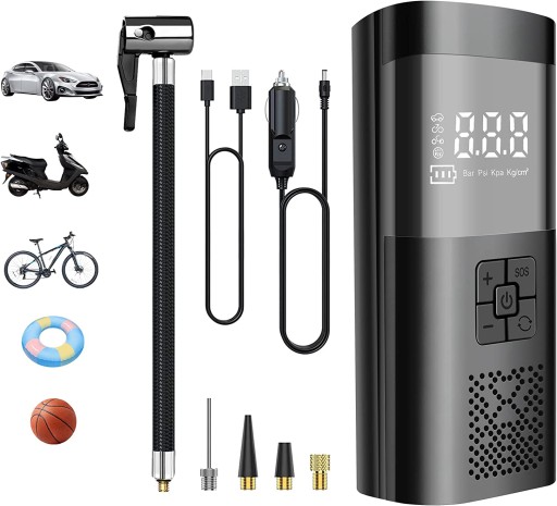 КОМПРЕССОР ЖК-НАСОС ДЛЯ АВТОМОБИЛЬНЫХ ШИН МЯЧ