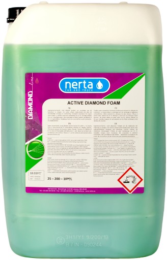 АКТИВНАЯ ПЕНА ДЛЯ МОЙКИ ГРУЗОВИКОВ, ЭКСКАВАТОРОВ Nerta Active Diamond Foam 25 л