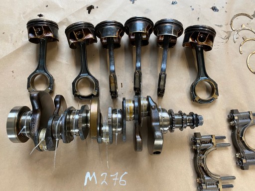 R27610, - Mercedes-benz oe r27610 коленчатый вал m276 подшипники w207 e400 v6