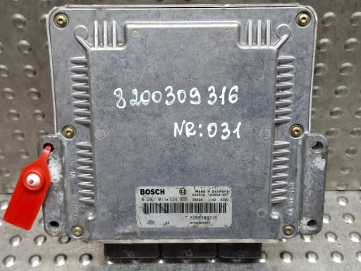 Unité de contrôle Moteur 0281011324 8200309316 8200309321 Renault 1.9 DCI