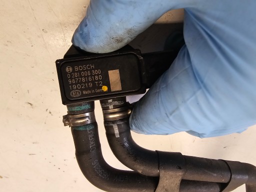 OPEL GRANDLAND X sensor of the hose of pressure of the gas 9677816180 1.5 D BLUEHDI