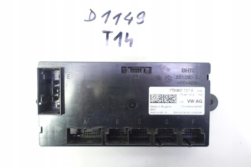Модуль контроллера кондиционера vw t7 7t0907727a