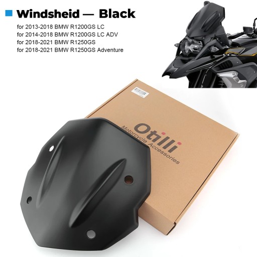 Лобове скло чорного кольору для BMW R1250GS