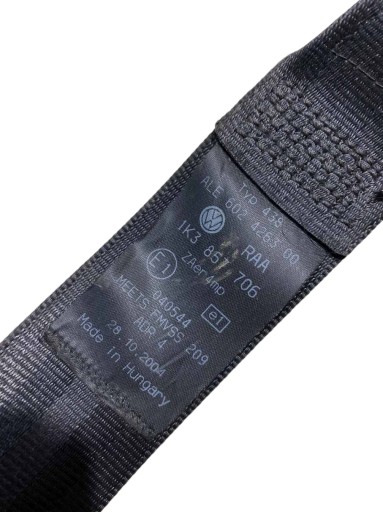 tension belt safety right front VW GOLF V 1K3857706