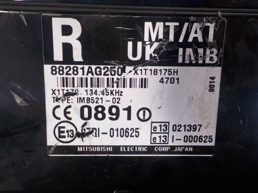 SUBARU LEGACY IV 3.0 H6 running board STARTOWY 22611AK150