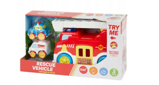 Záchranné vozidlá so svetlom hračky autíčka W/A