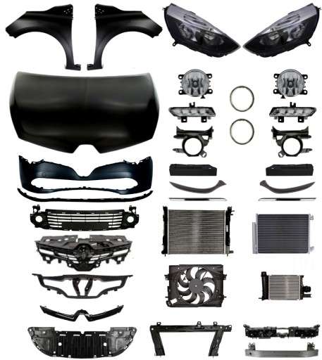 2106 - Renault Clio IV 12-16 Бампер Капот Крыло