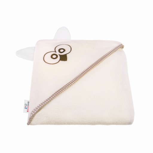 Покривало з капюшоном Bocioland 80 х 80 см біле